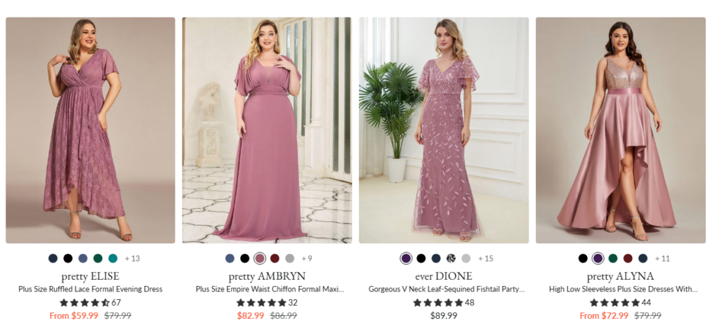 Shop Purple Evening Dress using Ever Pretty Coupon Code