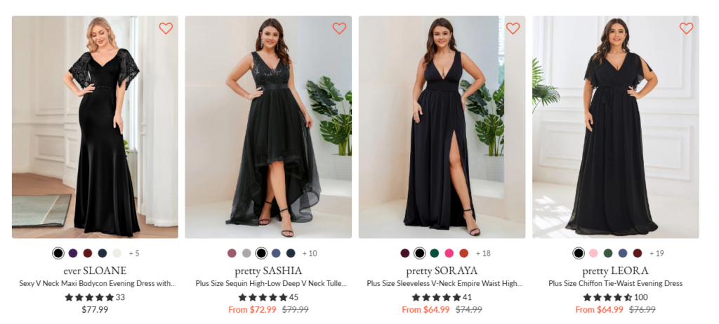 Shop Elegant Black Evening Dresses Using Ever Pretty Promo Code