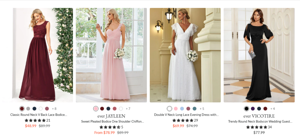 Shop Formal Wedding Guest Dresses Using Ever Pretty Promo Code
