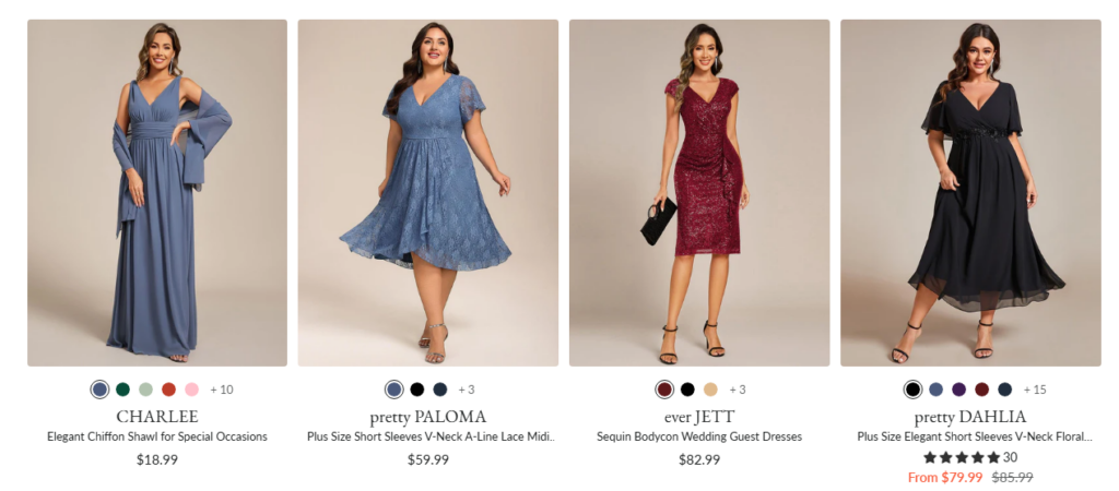Shop Wedding Guest Dresses Using Ever Pretty Promo Code