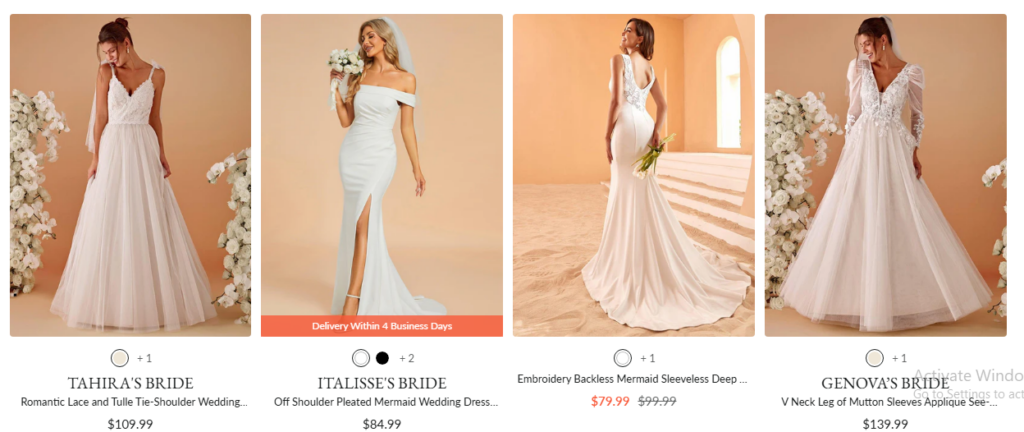 Shop Wedding Dresses Using Ever pretty Discount Code