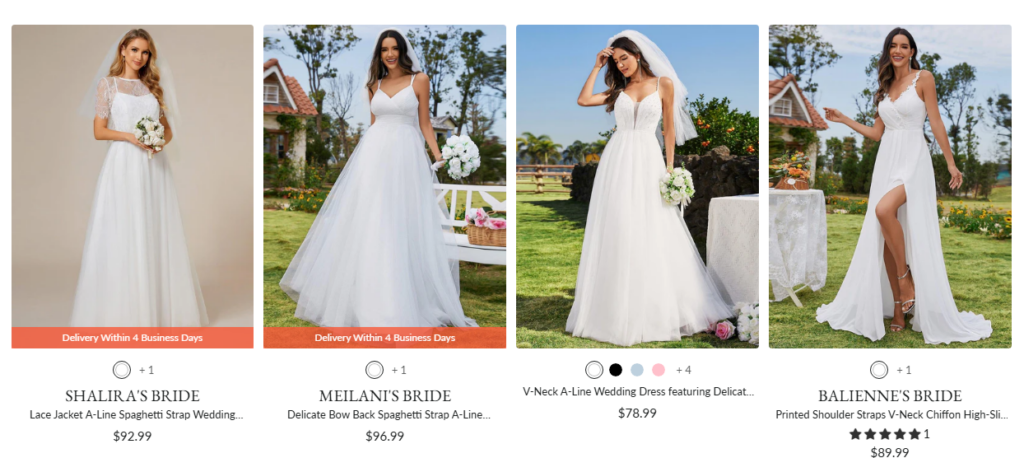 Shop Wedding Dresses Using Ever pretty Discount Code