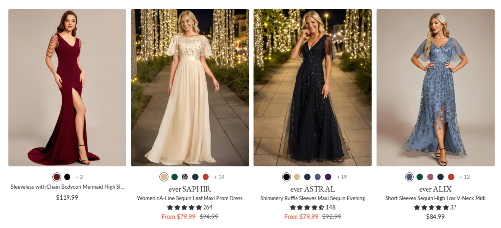 Shop Prom Dresses Using Ever Pretty Coupon Code