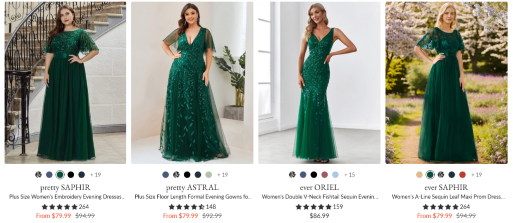 Shop Emerald Green Prom Dress Ever Pretty Coupon Code