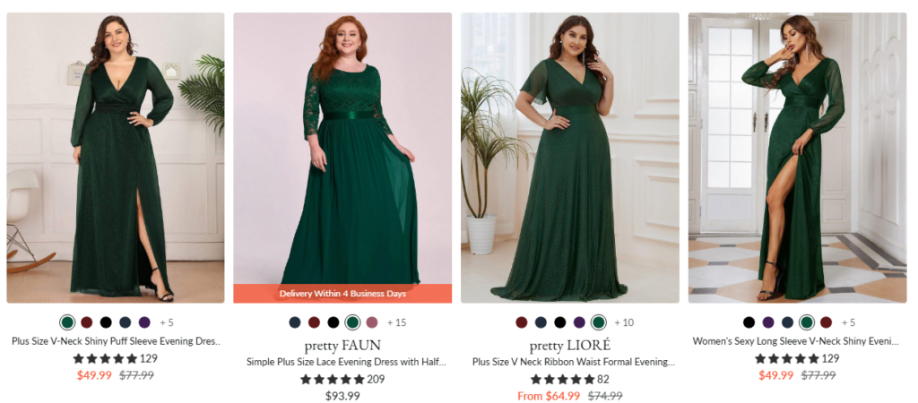 Shop Emerald Green Prom Dress Ever Pretty Coupon Code