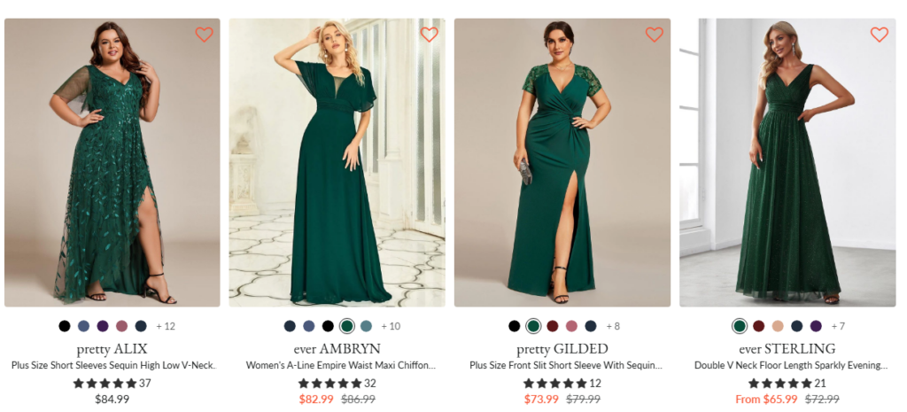 Shop Green Prom Dress with Ever Pretty Coupon Code